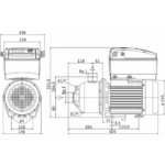 Центробежный насос Wilo Economy MHIE 203N (3~380/400/440 V, EPDM) — изображение 4
